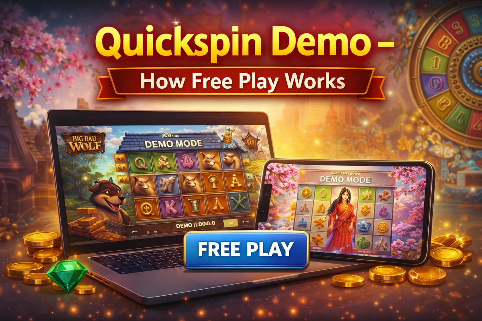 Quickspin Demo – How Free Play Works